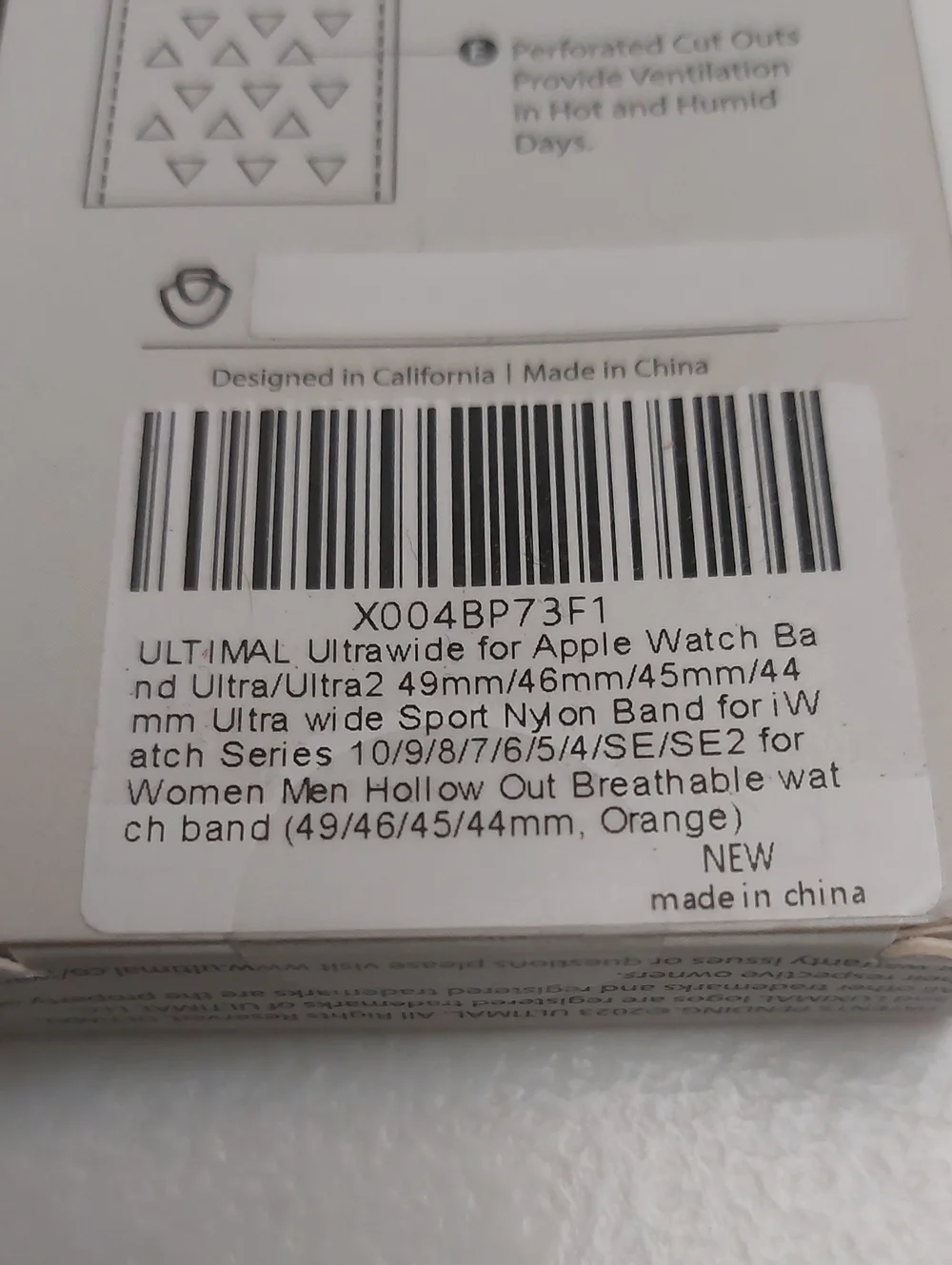 ULTIMAL Ultra Wide Nylon Watch Band for Apple Watch 49/46/45/44mm